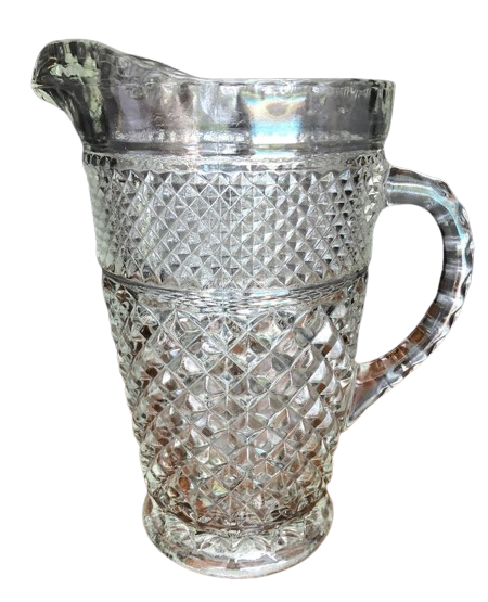 Crystal Pitcher - Vintage Party Rentals. Royal Table Settings.