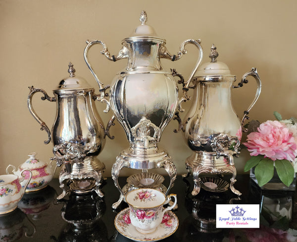 Elegant Hot Beverage Dispensers by Royal Table Settings Party Rentals