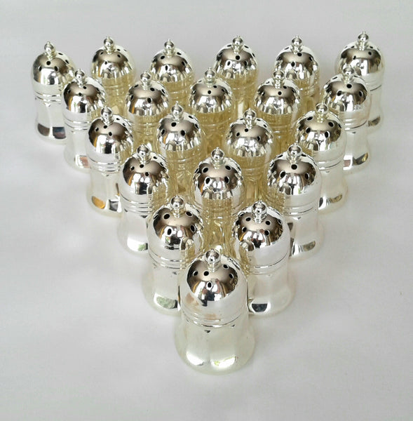 Petite Silver Salt & Pepper Sets - Royal Table Settings - Party Rentals