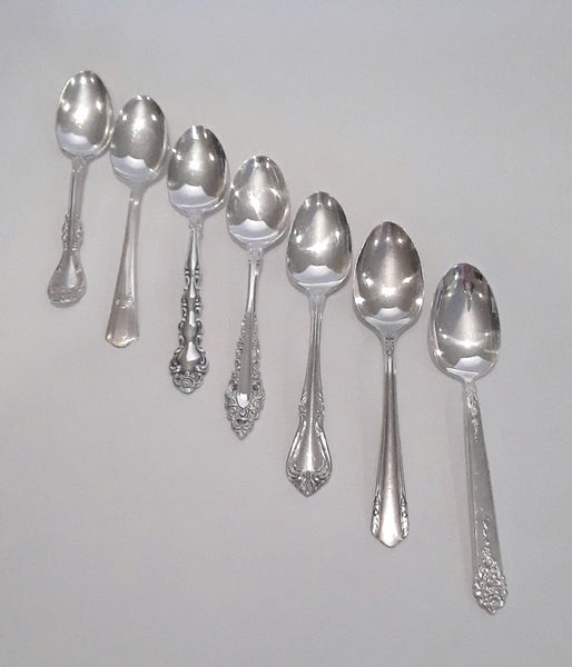 Silver-Plated Teaspoons - Vintage Party Rentals. Royal Table Settings.