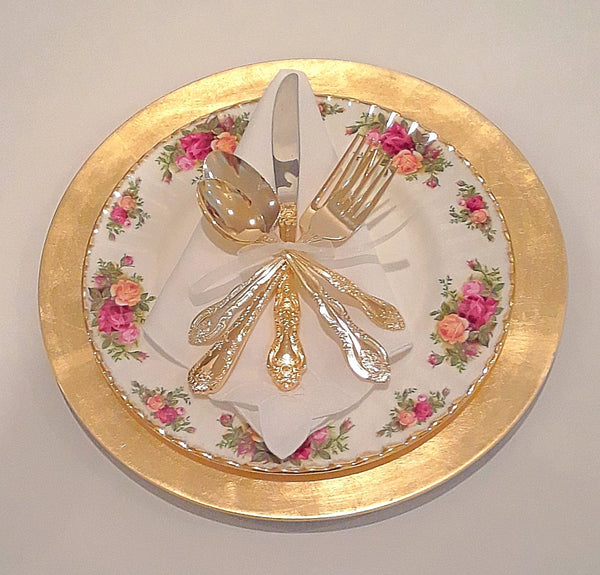 Gold - 5 Piece Flatware Set
