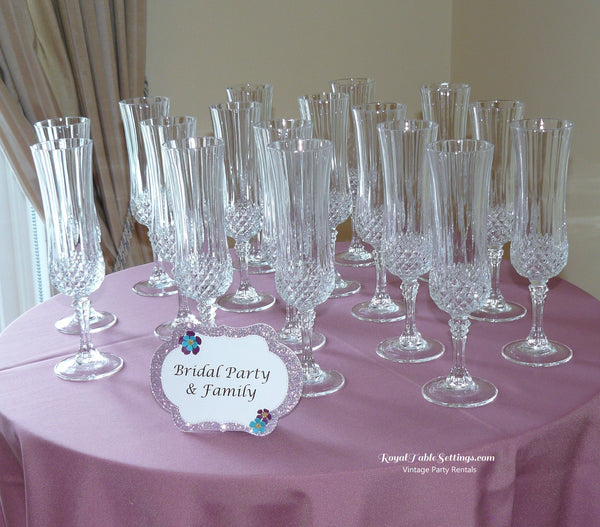 Crystal Champagne Flutes