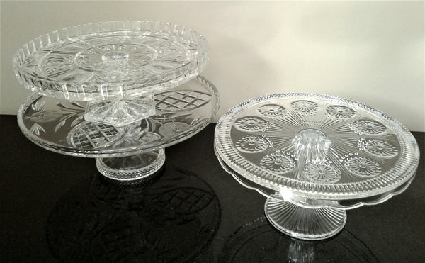 Large Crystal Cake Stands rentals