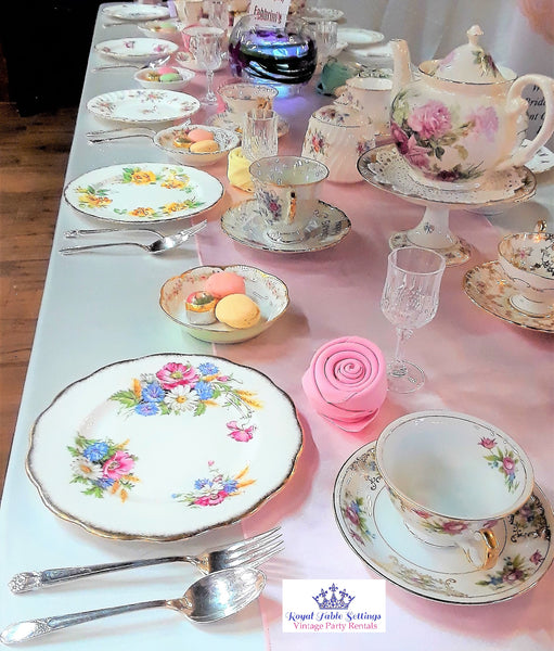 Salad Plates at Tea Theme Party for Rent