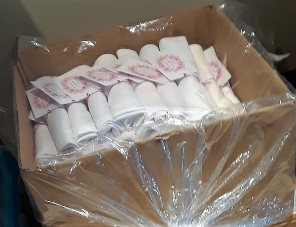 Pre-Rolled and tied Napkins for your event. Services by Royal Table Settings.