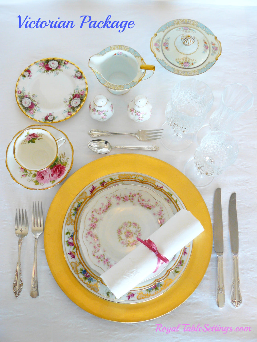 Teacup & Saucer Sets - Royal Table Settings – Royal Table Settings, LLC