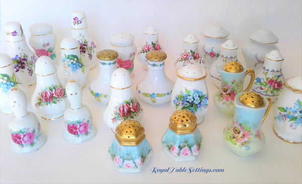 Porcelain Salt & Pepper Sets by Royal Table Settings