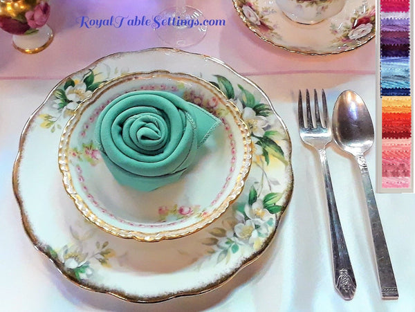 Napkin rentals by Royal Table Settings