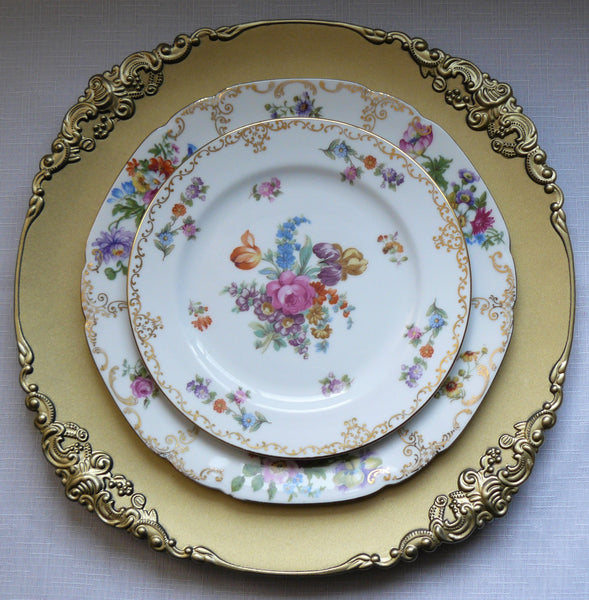 Victorian Charger Gold / Service Plate