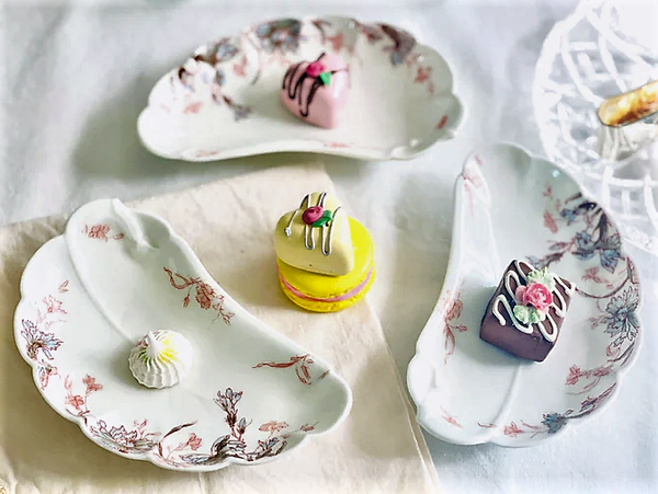 Cresent shape plates  - Vintage Party Rentals by Royal Table Settings