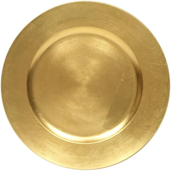 Gold Leaf Charger. Vintage Party Rentals. Royal Table Settings.