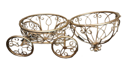 Gold Wire Cinderella Carriage