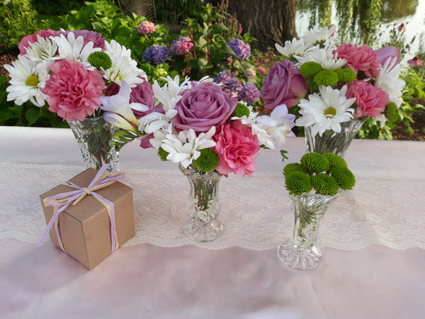 Petite Crystal Vases