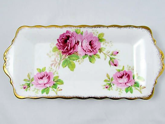 Vintage Sandwich Tray. Vintage Party Rentals. Royal Table Settings.