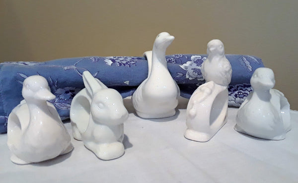 Bird Napkin Rings for rent.