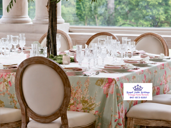 Beautiful Display of Crystal Glassware  for your wedding! Party Rentals by Royal Table Settings