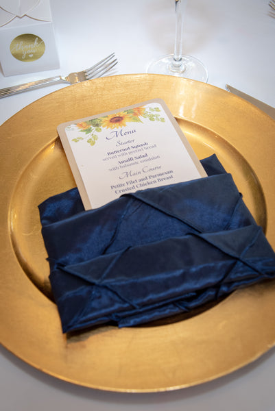 Napkin Rentals. Napkin Folding Services by Royal Table Settings.
