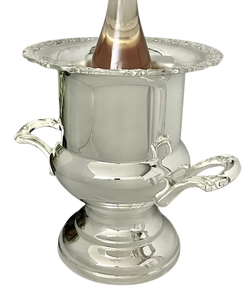 Vintage Champagne Silver-Plated Bucket party rentals by Royal Table Settings 