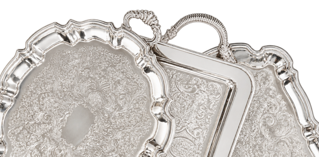 Silver-Plated Serving Trays
