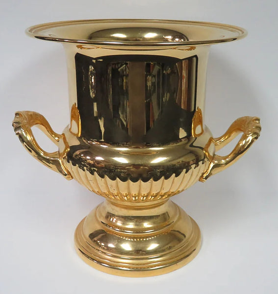 Vintage Champagne Gold Bucket party rentals by Royal Table Settings 