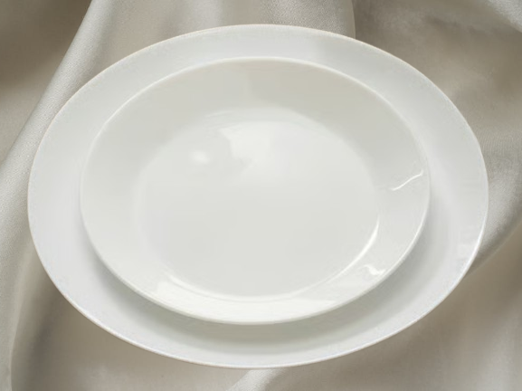 White Salad Plates