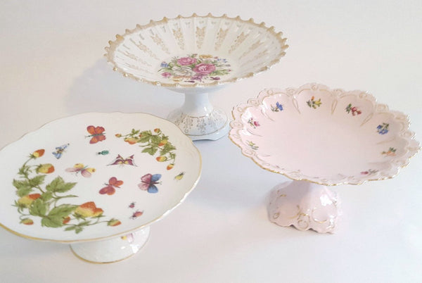 Small Porcelain Cake Stand / Compote