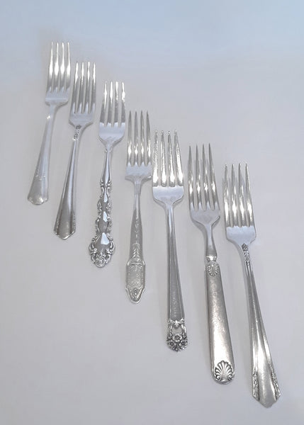 Silver-Plated - Dinner Fork - Vintage Party Rentals. Royal Table Settings.