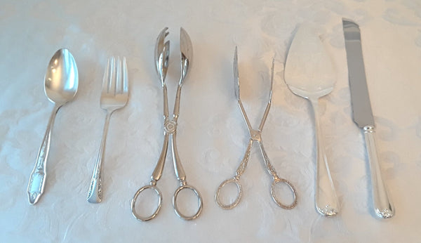 Serving Utensils. Party Rentals by Royal Table Settings.