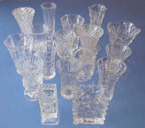 Small Crystal Vases