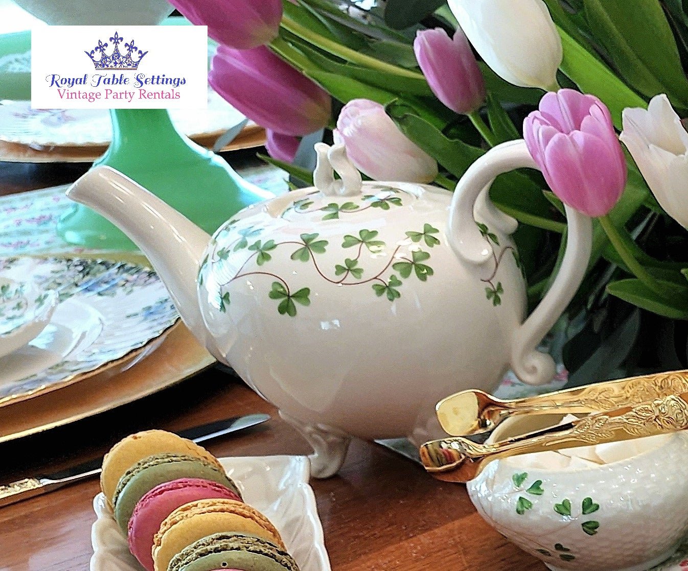 Price orders & Kensington's Vintage Shamrock Teapot 3984