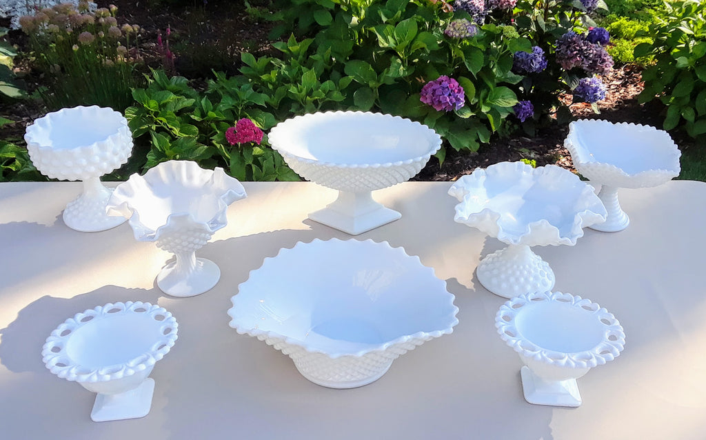 Milk Glass Candy Dishes - Royal Table Settings – Royal Table