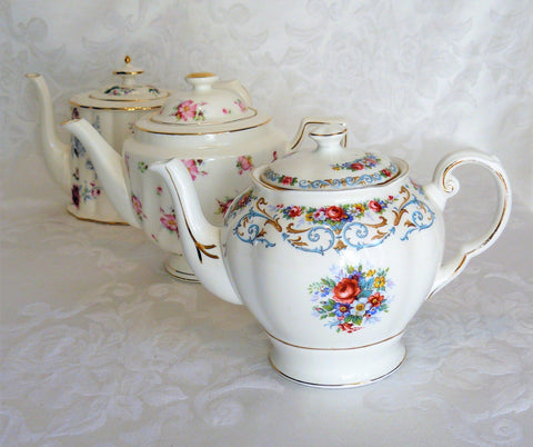Vintage Teapots by Royal Table Settings. Tea Store. Vintage Rentals.