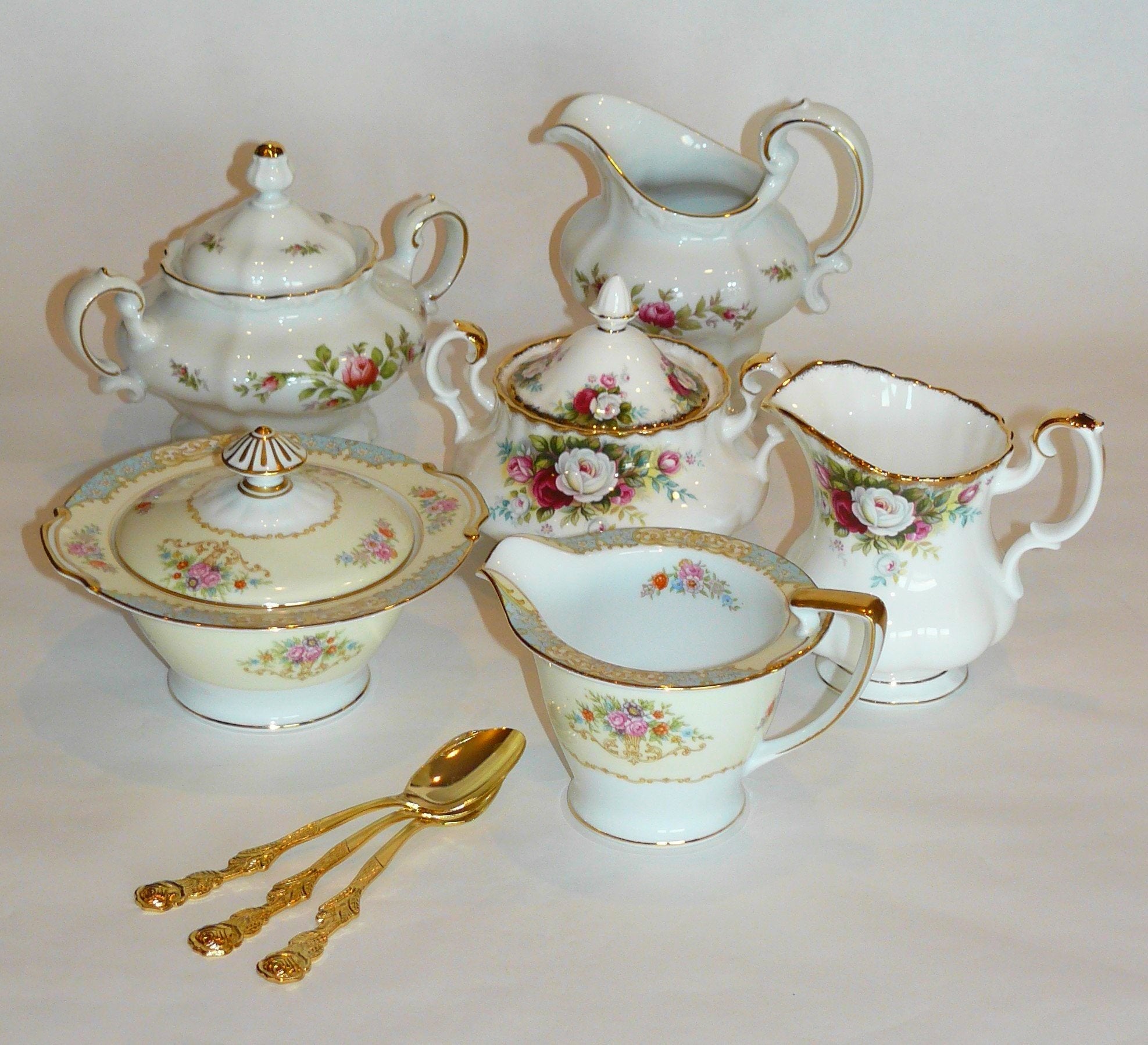 Large Creamer & Sugar Bowl Sets