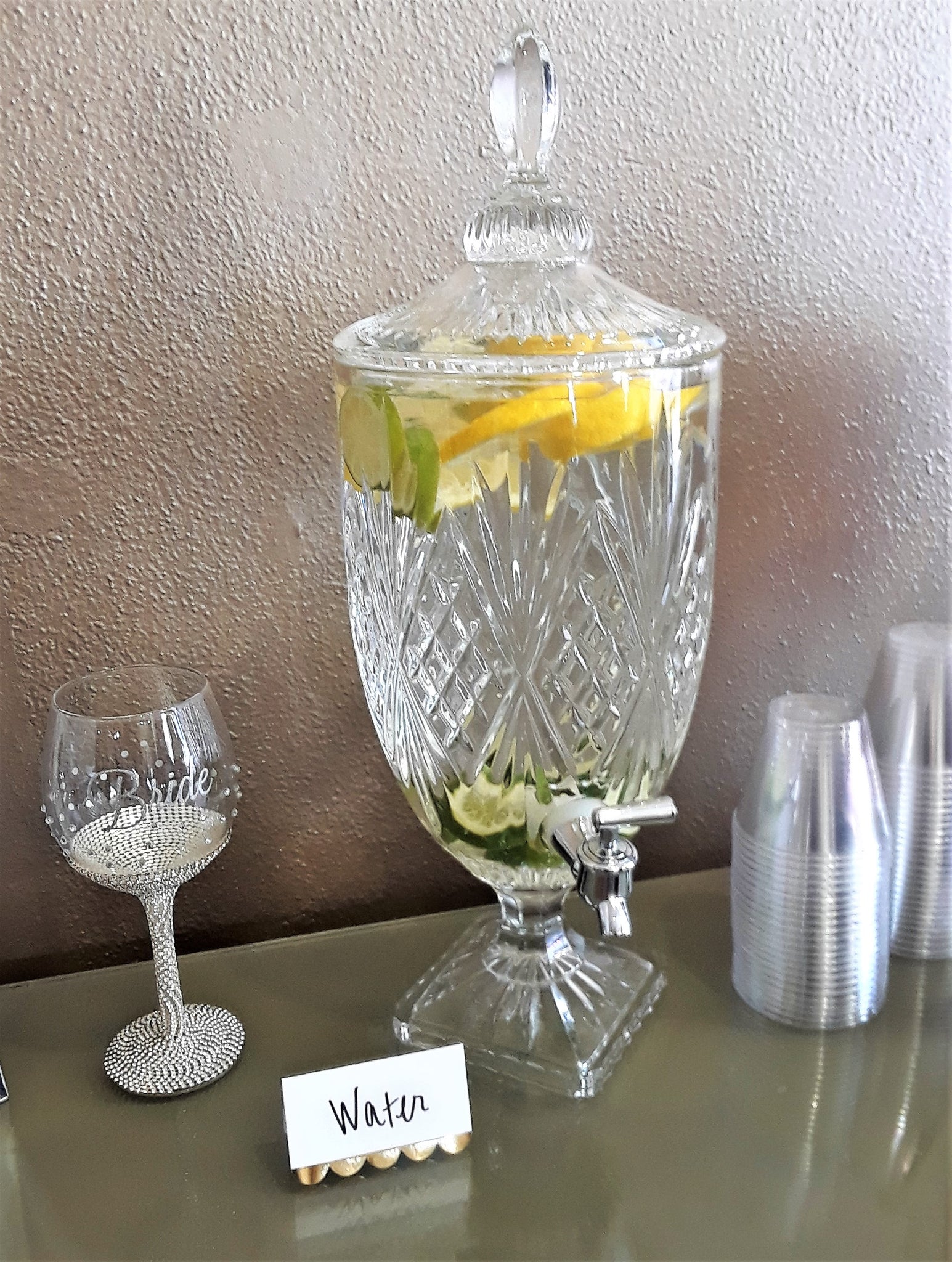 Crystal Beverage Dispenser - Royal Table Settings – Royal Table
