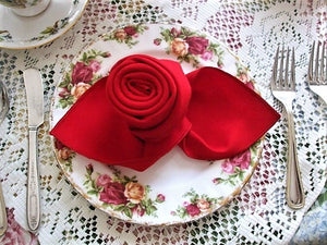 Napkin rentals by Royal Table Settings
