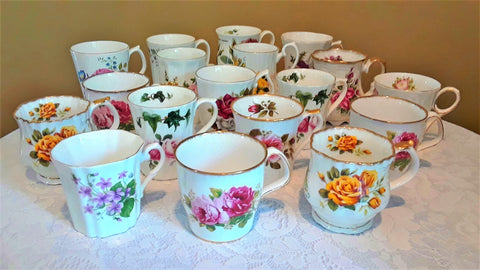 Vintage Coffee Cups Party Rentals by Royal Table Settings