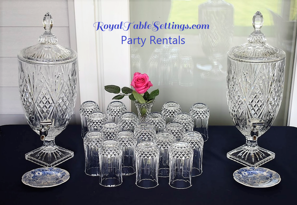 Crystal Beverage Dispenser - Royal Table Settings – Royal Table Settings,  LLC