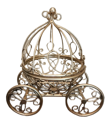 Gold Wire Cinderella Carriage