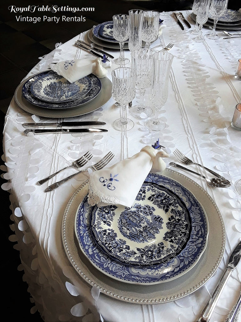 Silver Charger / Service Plate - Royal Table Settings – Royal Table ...