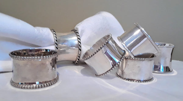 Silver Napkin Rings rent
